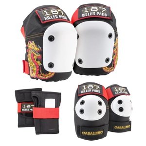 187 Killer Pads - Steve Caballero Six Pack - Sada chráničů pro dospělé Velikost: S/M