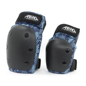 Rekd - Dětská sada chráničů - Youth Heavy Duty Double Pads Set Black/Blue Velikost: S