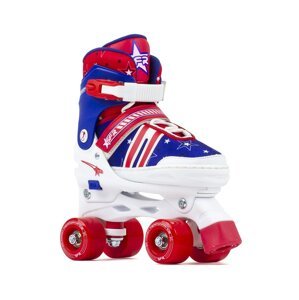SFR - Spectra Adjustable Blue/Red - nastavitelné trekové brusle Velikost (brusle): L (33, 34, 35,5 37)