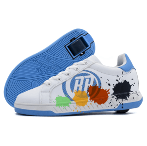 Breezy Rollers - Splash White/Light Blue - boty s kolečkem Velikost boty: 33