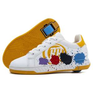 Breezy Rollers - Splash White/Yellow - boty s kolečkem Velikost boty: 29