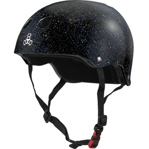 Triple Eight - Glitter Sweatsaver Skate Helmet Black - helma Velikost: L - XL