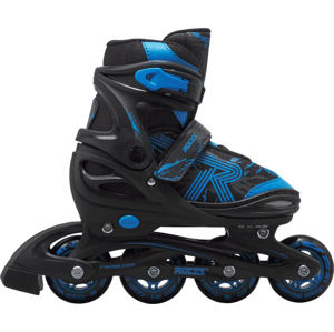 Roces - Jokey 3.0 Black/Astro Blue - kolečkové roztahovací brusle Velikost (brusle): 30-33