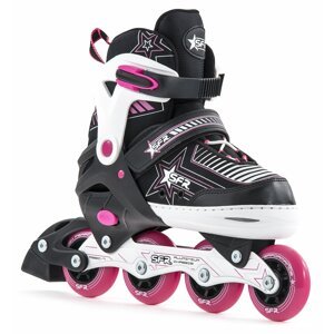 SFR - Pulsar Pink - in-line nastavitelné brusle Velikost (brusle): M (30.5, 32, 33, 34.5)