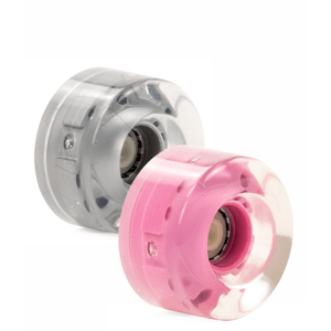 SFR - Light Up Wheels 58 x 32 mm 82A (Sada 4 koleček) Barva středů koleček: Stříbrná
