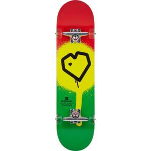 Blueprint - Spray Heart V2 8" Rasta - skateboard