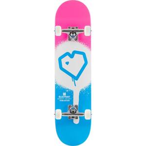 Blueprint - Spray Heart V2 7,75" Blue/White/Pink - skateboard
