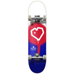 Blueprint - Spray Heart V2 7,75" Red/Blue - skateboard