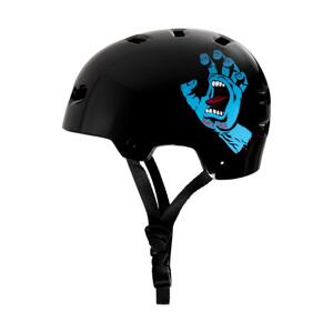 Bullet x Santa Cruz - Screaming Hand Gloss Black - helma Velikost: YOUTH