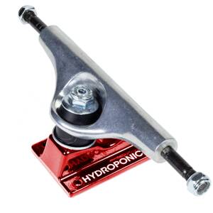 Hydroponic - Hollow kingpin skateboard truck - Red - 127-152 mm Šířka trucku: 127 mm (5" palců)