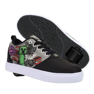 Heelys X Minecraft- Pro 20 Prints - Black/Gray - koloboty Velikost boty: 30