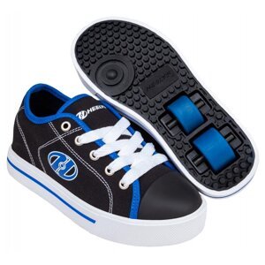 Heelys - Classic X2 Black/White/Blue - koloboty Velikost boty: 33