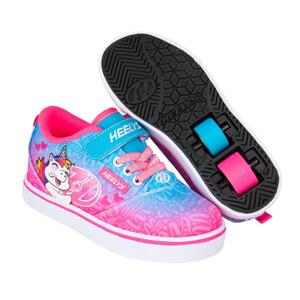 Heelys - Pro 20 X2 Cyan/Neon Pink/White - koloboty Velikost boty: 31