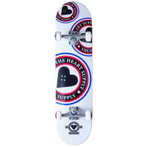 Heart Supply - Orbit Logo 8" White/Black/Red - skateboard