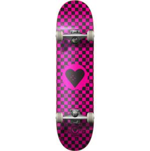 Heart Supply - Round Logo 7.75" Pink/Black - skateboard