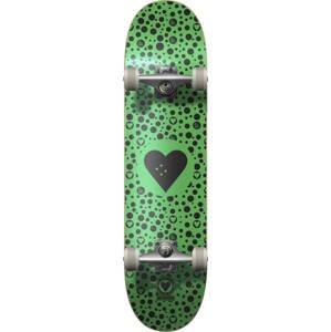 Heart Supply - Round Logo 8" Green/Black - skateboard
