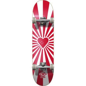 Heart Supply - Burst Logo 8" Red/White - skateboard