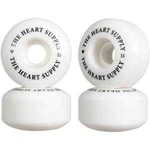 Heart Supply - Clean Heart 99A - 55mm - White/Black - Skateboardová kolečka