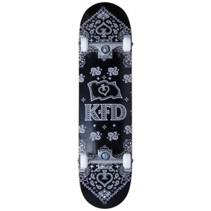 KFD - Bandana 7.75" Black/White - skateboard