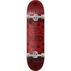 KFD - Bandana 7.75" Crimson - skateboard