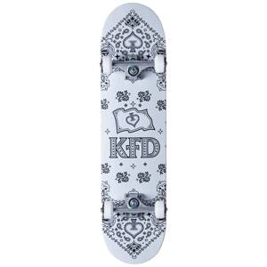 KFD - Bandana 8" White - skateboard