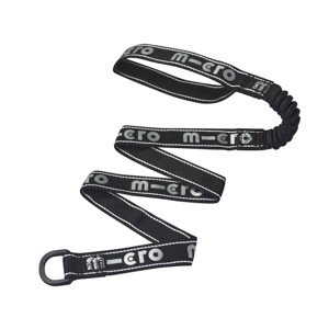 Micro - Elastic reflexní černý - Tahací popruh na koloběžky