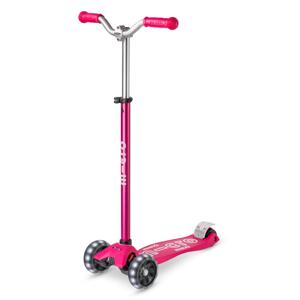Micro - Maxi Micro Deluxe Pro LED Pink - Dětská koloběžka