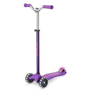 Micro - Maxi Micro Deluxe Pro LED Purple - Dětská koloběžka