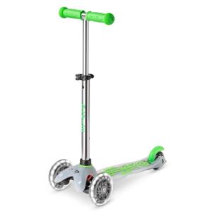 Micro - Mini Deluxe Flux LED Neon Green - Dětská koloběžka