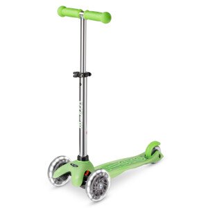 Micro - Mini Deluxe Glow LED Plus Lime - Dětská koloběžka