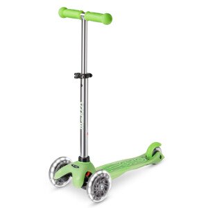 Micro - Mini Deluxe Glow LED Lime - Dětská koloběžka