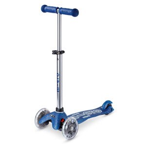 Micro - Mini Deluxe Glitter LED Navy - Dětská koloběžka