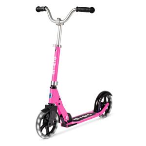 Micro - Cruiser LED Pink - Dětská skládací koloběžka
