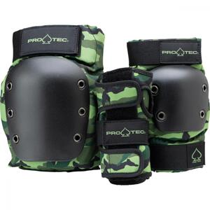 Pro-Tec - Street Adult 3-PK Pad Set Open - Camo - Sada chráničů Velikost: XL
