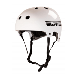Pro-Tec - Old School Cert Gloss White - helma Velikost: XL