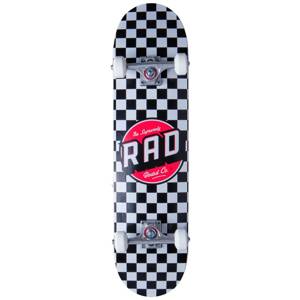 RAD Skateboards RAD - Checkers Complete 7.5" Black/White  - skateboard