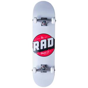 RAD Skateboards RAD - Logo Progressive 8" White/Red  - skateboard