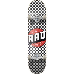 RAD Skateboards RAD - Checkers Progressive 7.75" Black/White  - skateboard