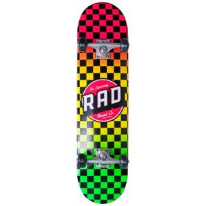 RAD Skateboards RAD - Checkers Progressive 8" Rasta  - skateboard