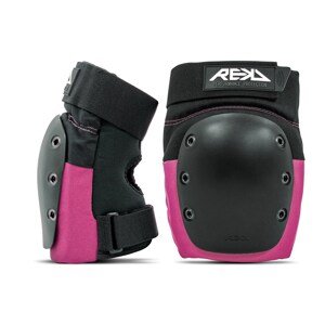 Rekd - Kolenní chrániče - Black/Pink Velikost: M