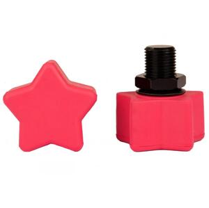 Rookie - Adjustable  Toestop Star Pink - nastavitelná brzda na trekové brusle
