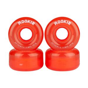 Rookie - Quad Wheel Disco 58mm/80a - Clear red (sada 4 koleček)